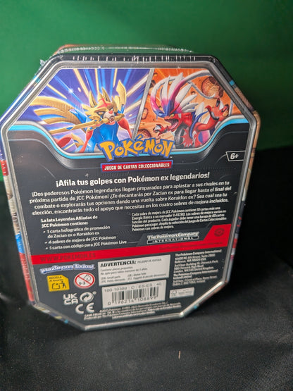 Lata TCG Pokémon Koraidon EX - Castellano