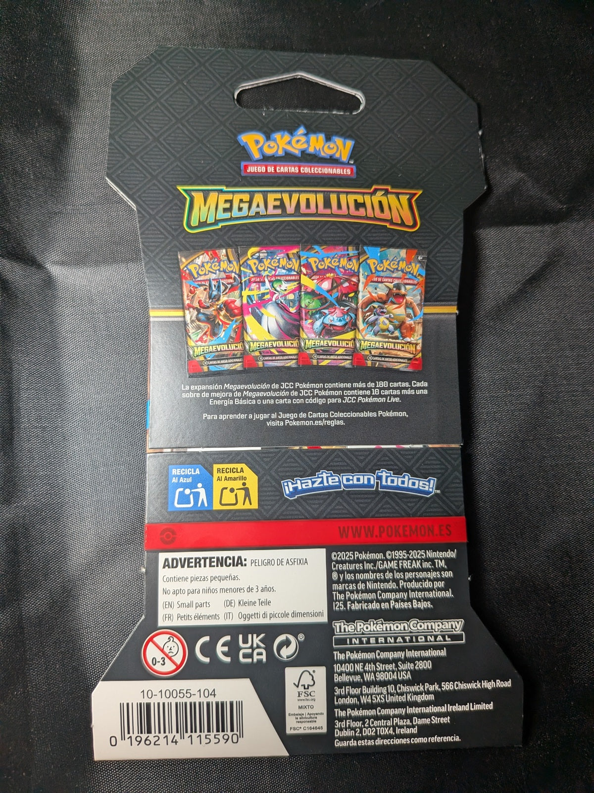 Blister con 1 sobre de Pokémon TCG - Megaevolución - Imagen 3