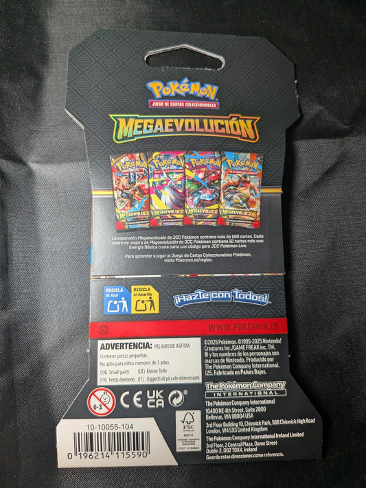 Blister con 1 sobre de Pokémon TCG - Megaevolución - Imagen 3