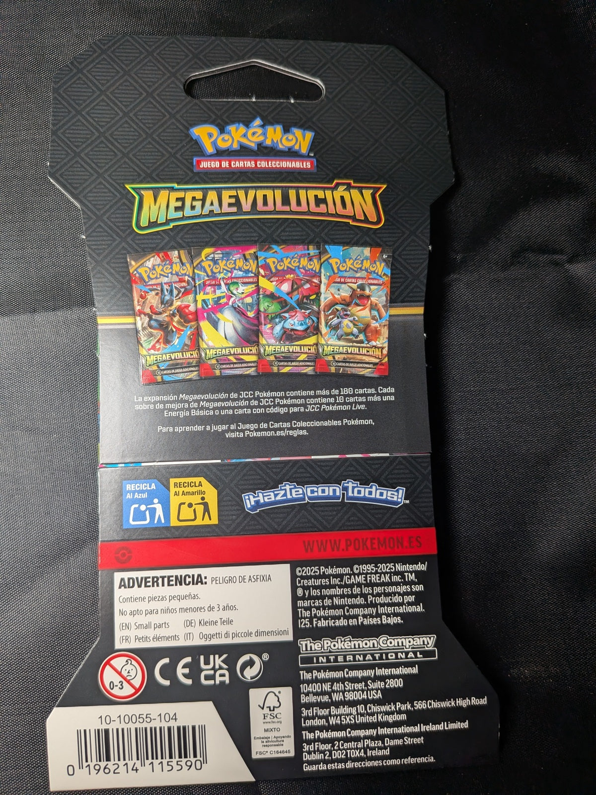 Blister con 1 sobre de Pokémon TCG - Megaevolución - Imagen 1