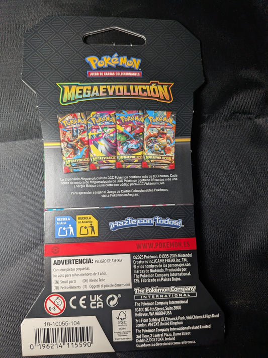 Blister con 1 sobre de Pokémon TCG - Megaevolución - Imagen 1