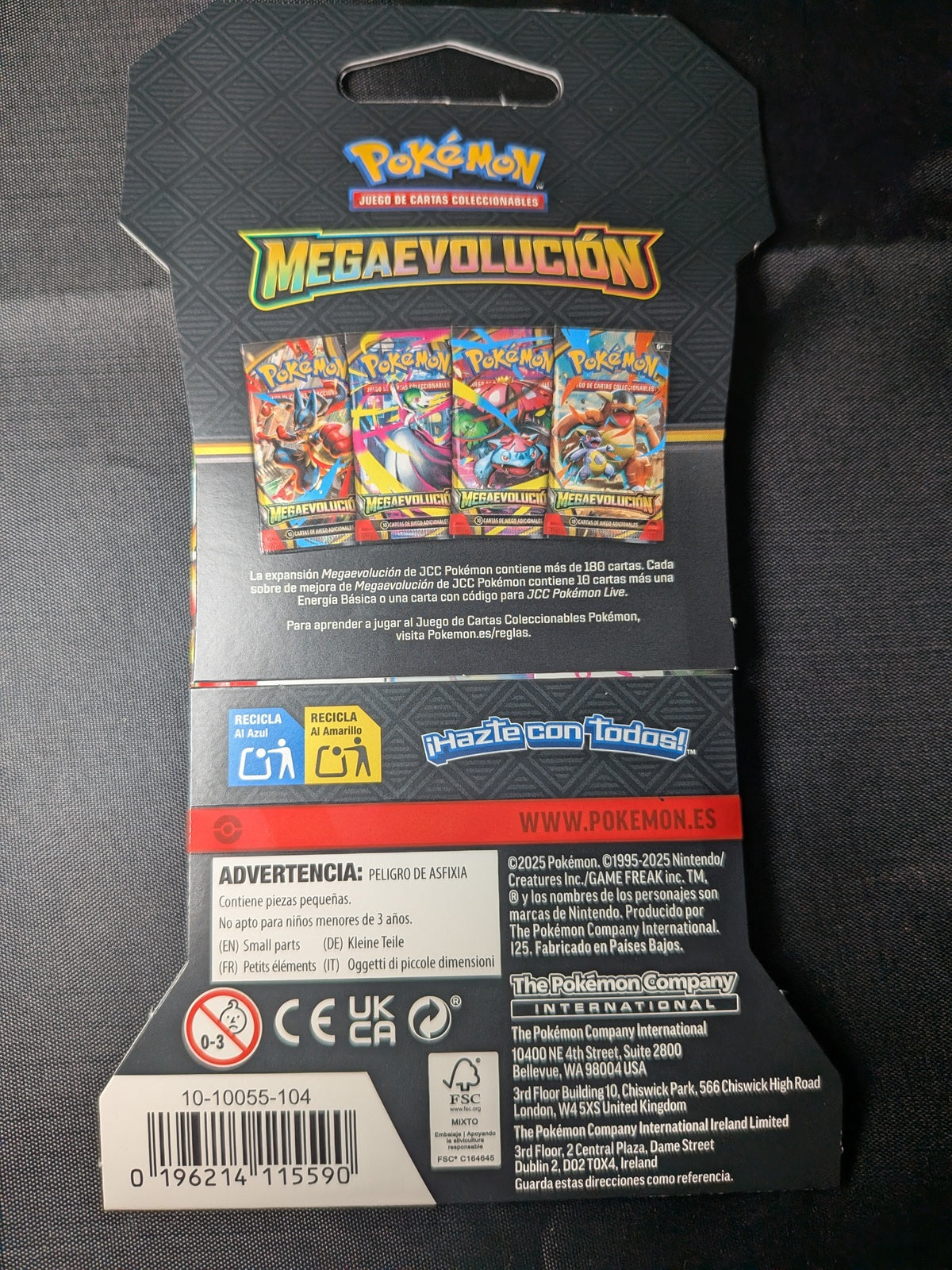 Blister con 1 sobre de Pokémon TCG - Megaevolución - Imagen 4