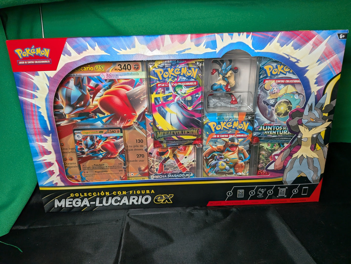 Pokémon TCG - Colección Figura ´Mega-Lucario EX - Castellano