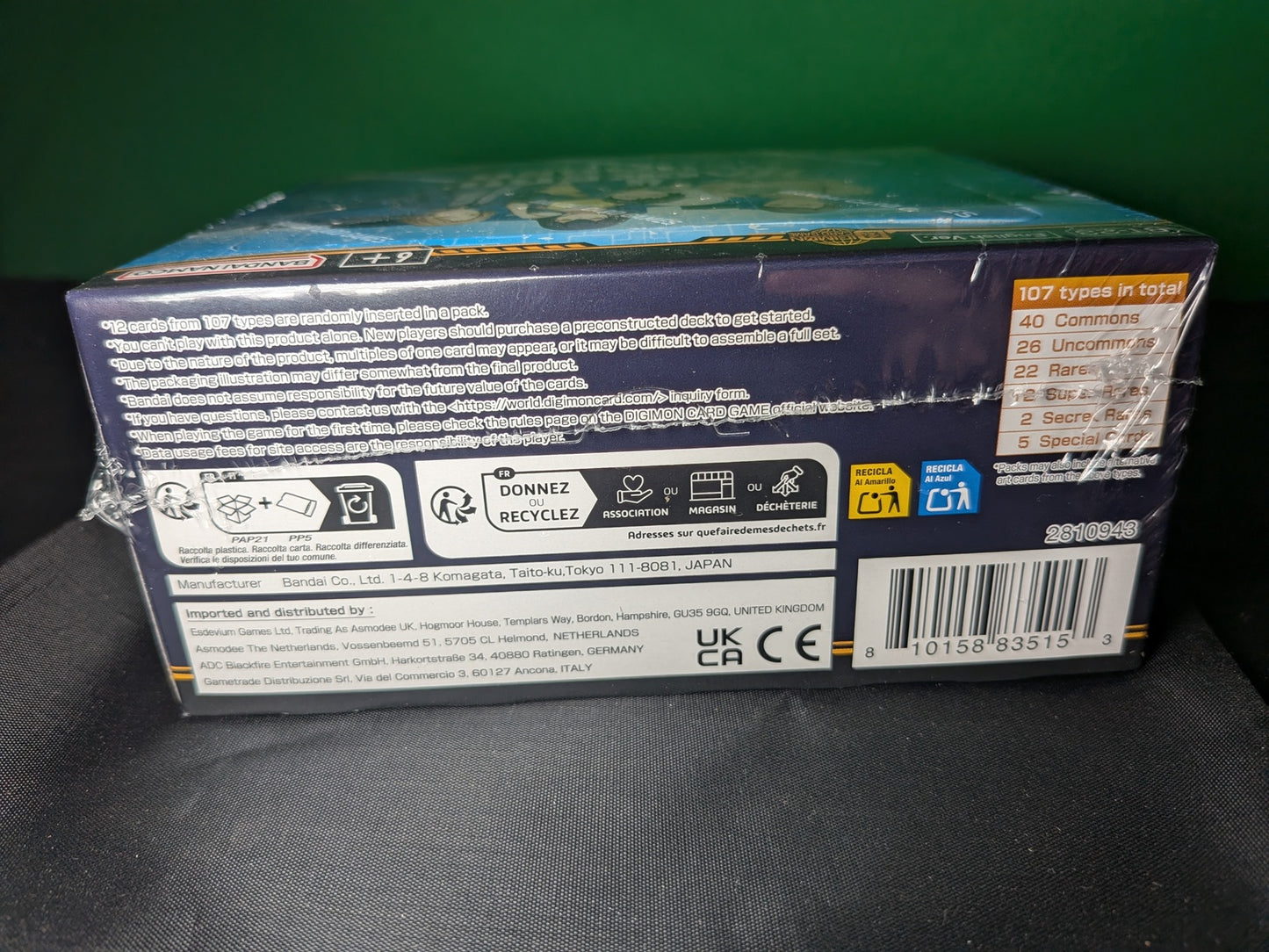 Digimon Card Game TCG - Hackers Slumber - BT-23 - Inglés