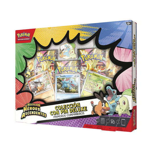 Pokemon TCG - Caja Colección Héroes Ascendentes - Colección Pin Deluxe - Castellano