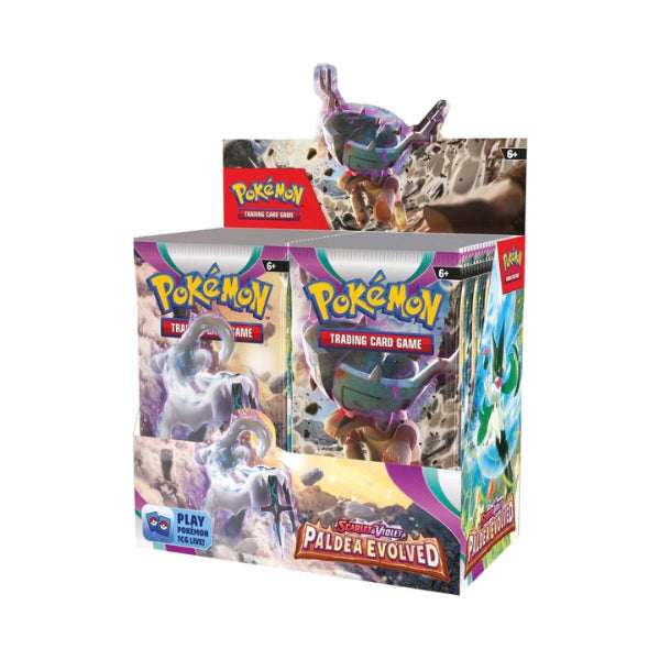 Caja 36 sobres Pokémon TCG Paldea Evolved Scarlet & Violet - Inglés