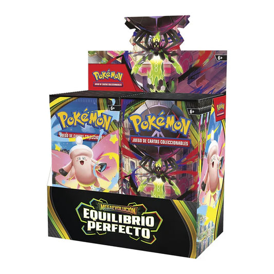 Caja 36 sobres Pokémon TCG Megaevolución - Equilibrio Perfecto - Castellano