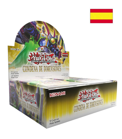 Caja de cartas TCG Yu-Gi-Oh! Condena de Dimensiones - Castellano