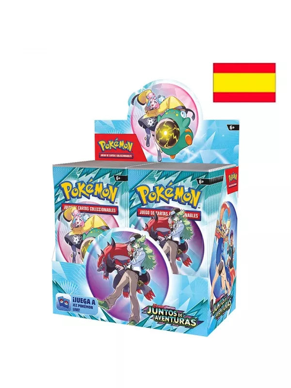 Caja 36 sobres Pokémon TCG Juntos de Aventuras - Castellano