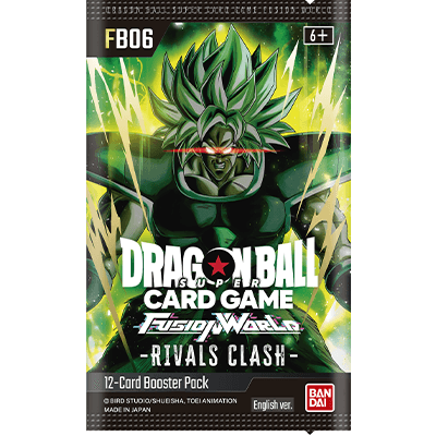 Sobre de cartas TCG Dragon Ball Fusion Rivals Clash - FB06 - Sobre suelto