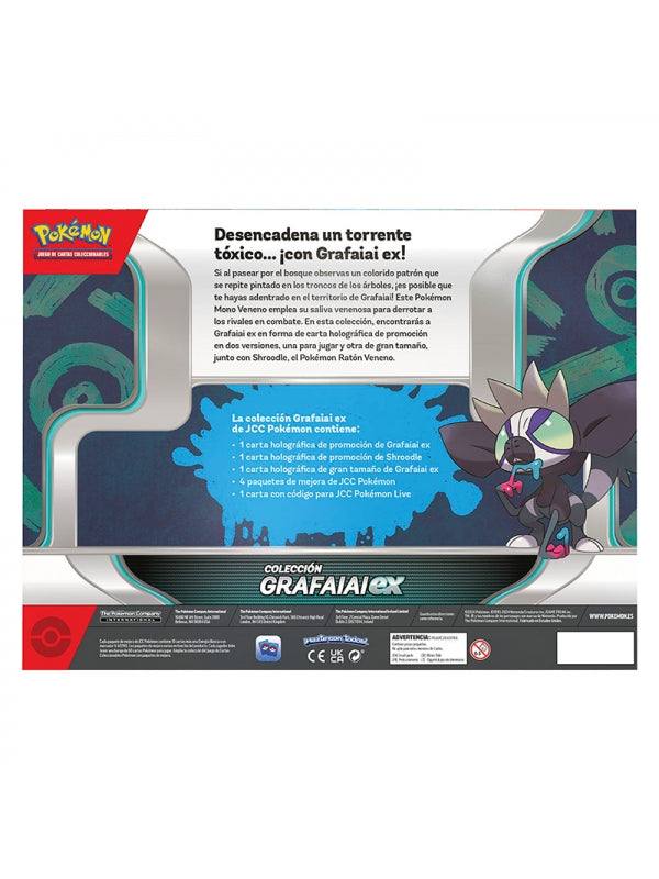 Caja Pokémon Colección Grafaiai EX - Castellano