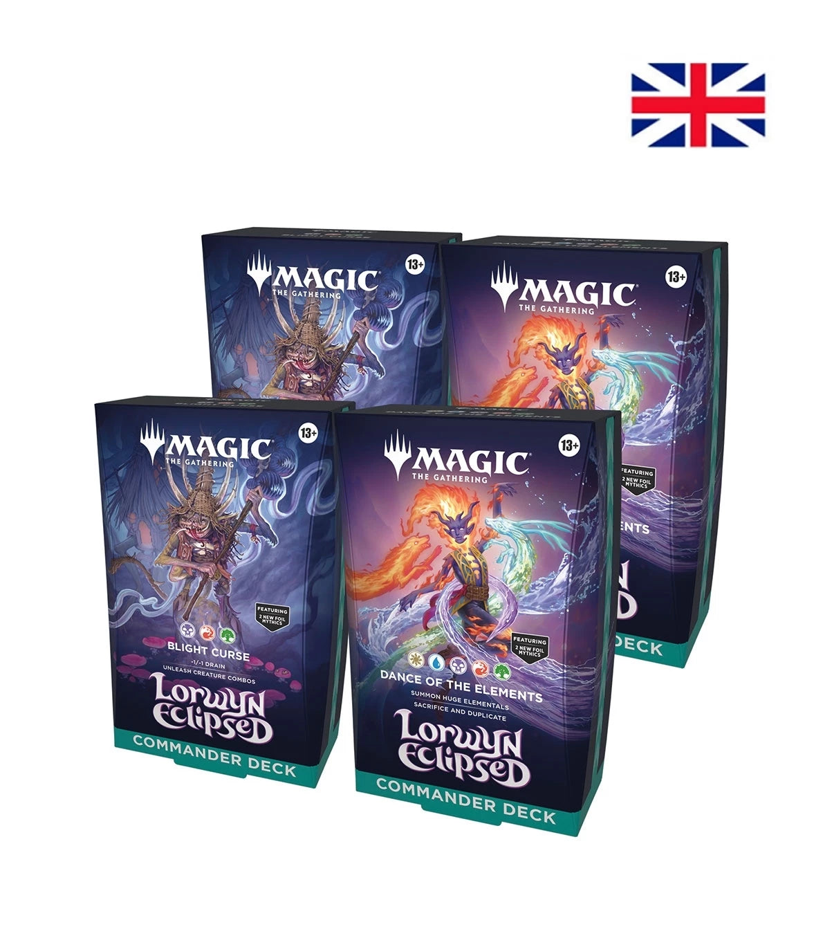 Commander Display - Lorwyn Eclipsado Inglés - Magic The Gathering