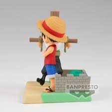 Figura One Piece World Collectible Log - Series Monkey D. Luffy y Roronoa Zoro 7CM
