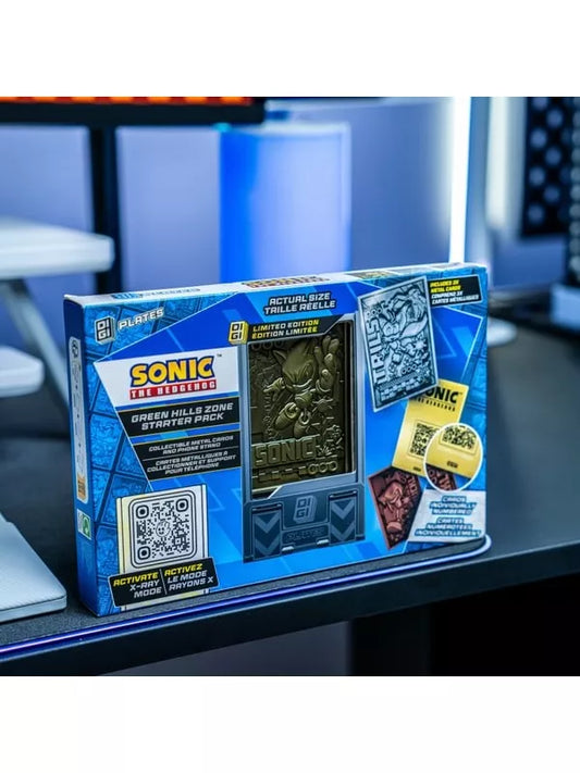 Digiplate Starter Pack - Soporte para móvil y 3 placas de metal de Sonic Exquisite Gaming