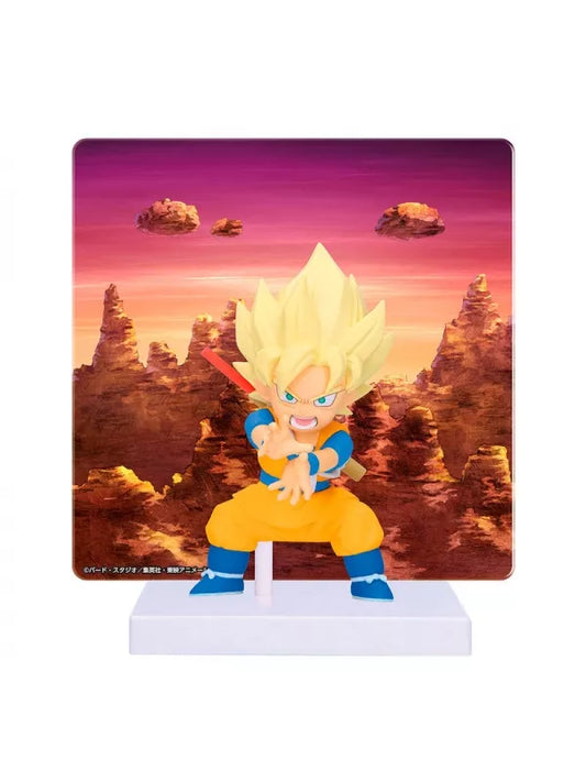 Figura DRAGON BALL DAIMA SON GOKU(MINI) FIGURE II WITH PANEL(TBA) - 13 cm