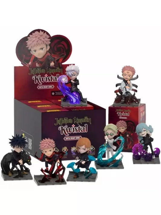 Figuras Kwistal: Jujutsu Kaisen Battle Ready Series Mighty Jaxx- 1 Figura aleatoria