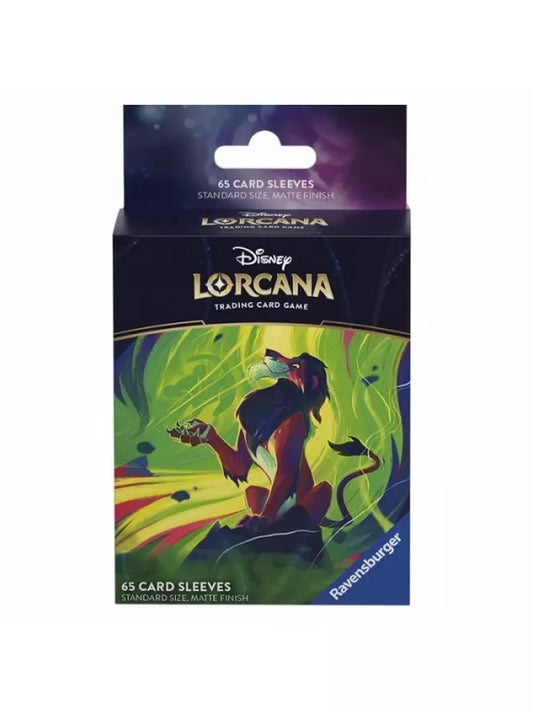 Lorcana Disney - Caja con 65 fundas - Scar