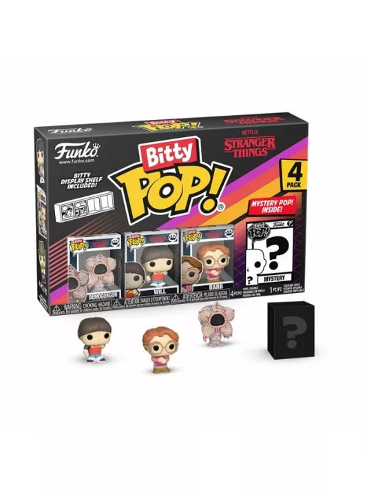 Funko Bitty POP Stranger Things - Demogorgon -  Lote 4 Figuras