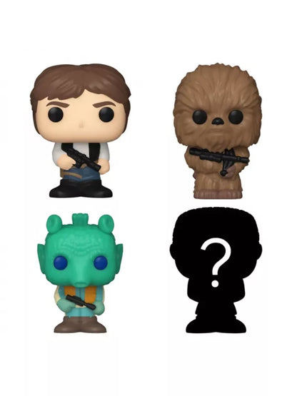 Funko Bitty POP Star Wars - Han Solo Lote 4 Figuras