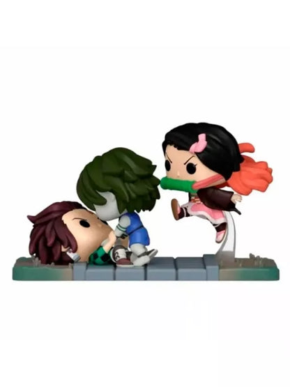 Funko POP! - Tanjiro & Nezuko Vs. Temple Demon 1419 - Kimetsu no Yaiba