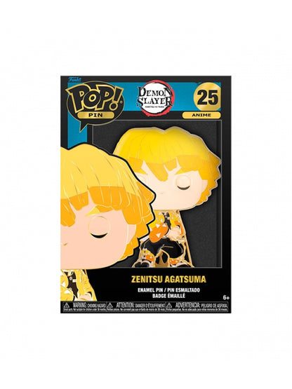 Funko POP! PIN - Zenitsu Agatsuma 25 - Demon Slayer Kimetsu No Yaiba