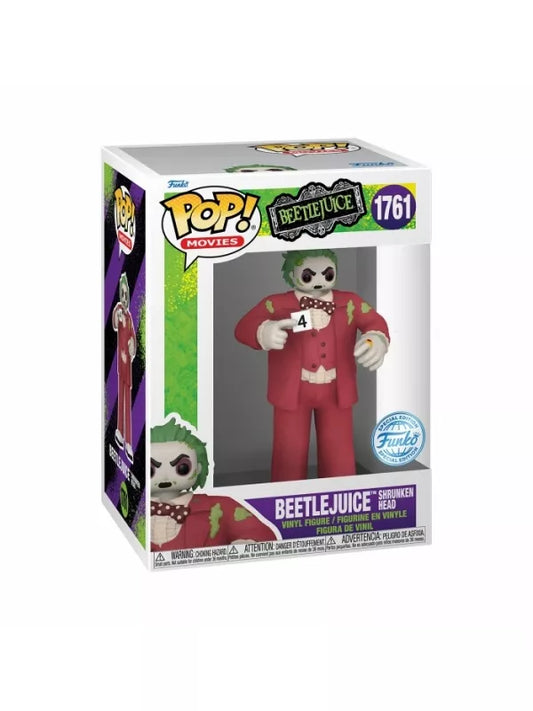 Funko POP! BeetleJuice Shrunked Head 1761 - Special Edition