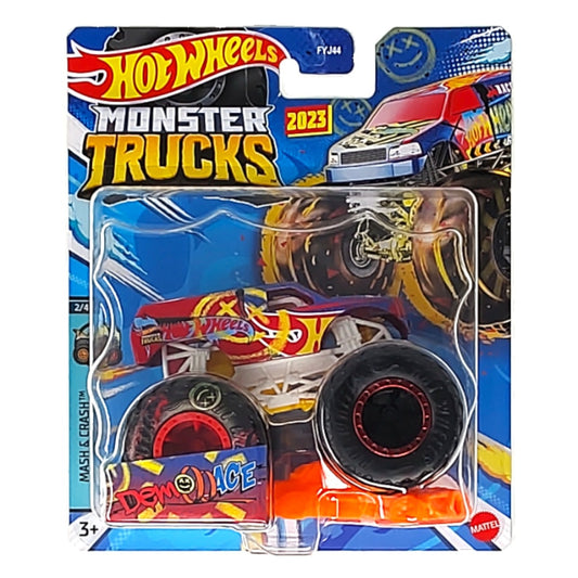 2023 Hot Wheels Monster Truck MASH & CRASH 1:64 DEMO ACE 2/4