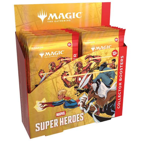 Collector Booster Display - Marvel Super Heroes Inglés (12 sobres)