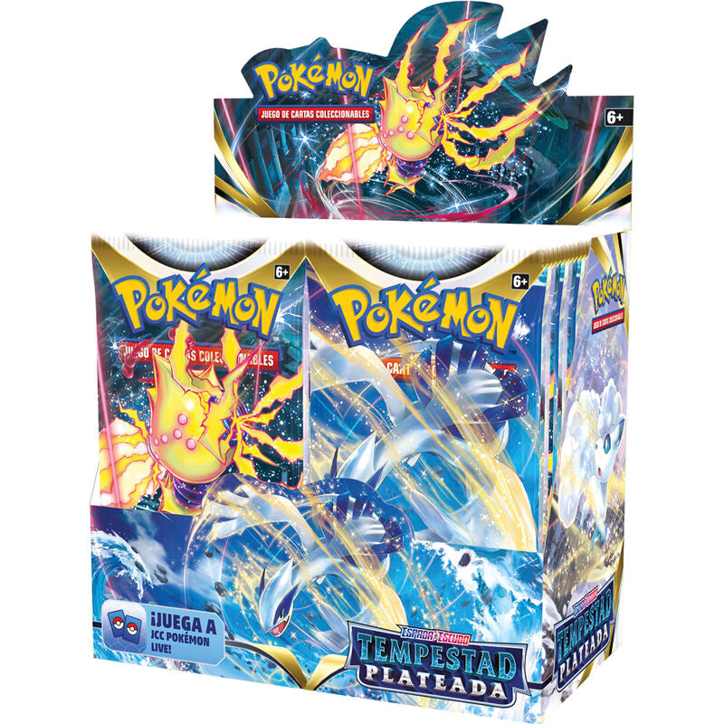 Caja De Sobres Tempestad Plateada (36 Unidades) Castellano -  Pokemon TCG (Copia)