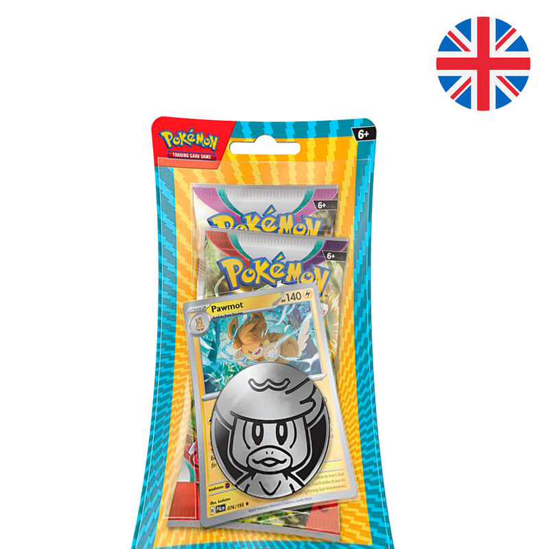 Pokemon Blister Portada Pawmot - Cartas en inglés