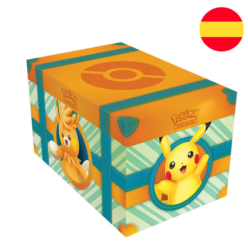 Cofre del tesoro juego cartas coleccionables Pokemon español