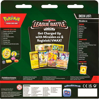 Pokémon TCG - Caja League Battle Deck - Miraidon EX - Inglés