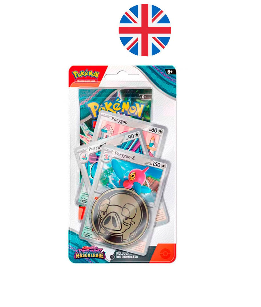 Pokemon Blister Twilight Masquerade Portada Porygon-Z - Cartas en inglés