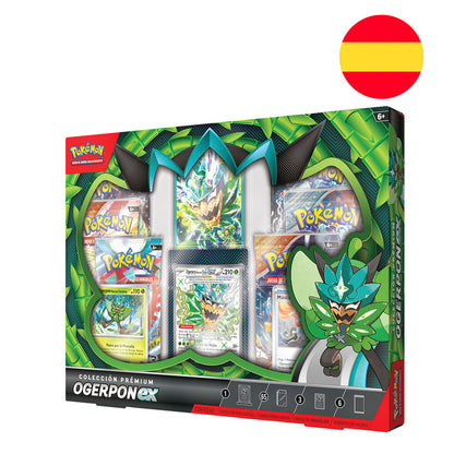Caja Pokémon TCG - Colección Prémium Ogerpon EX - Castellano