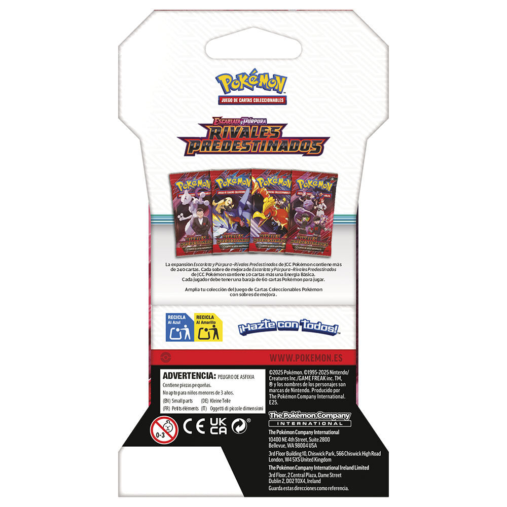 Blister con 1 sobre de Pokémon TCG - Rivales Predestinados - Imagen 1
