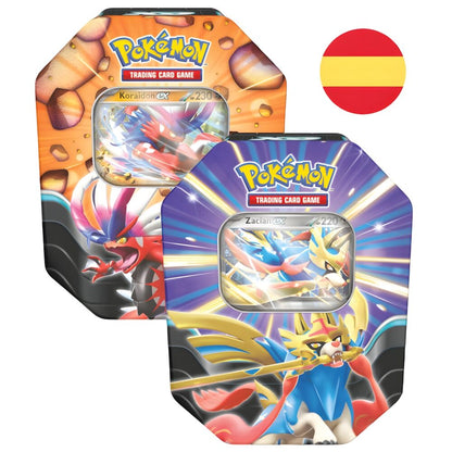Lata Pokémon TCG Zacian EX - Castellano