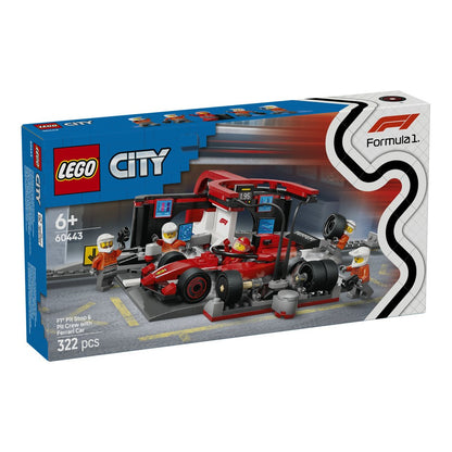 LEGO City - Formula 1 F1 Pit Stop Ferrari Car - 60443