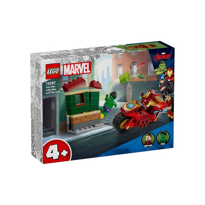 LEGO Marvel - Iron Man with Bike and the Hulk - 76287