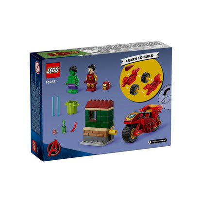 LEGO Marvel - Iron Man with Bike and the Hulk - 76287
