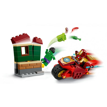 LEGO Marvel - Iron Man with Bike and the Hulk - 76287