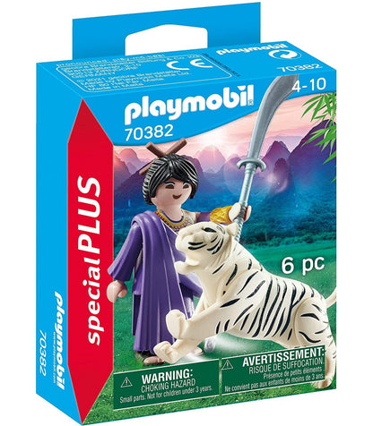 Playmobil - Luchadora con tigre - 70382