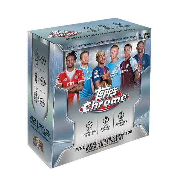 Mega Box - Temp 2025/26 Value Box UCC Chrome Topps Europe