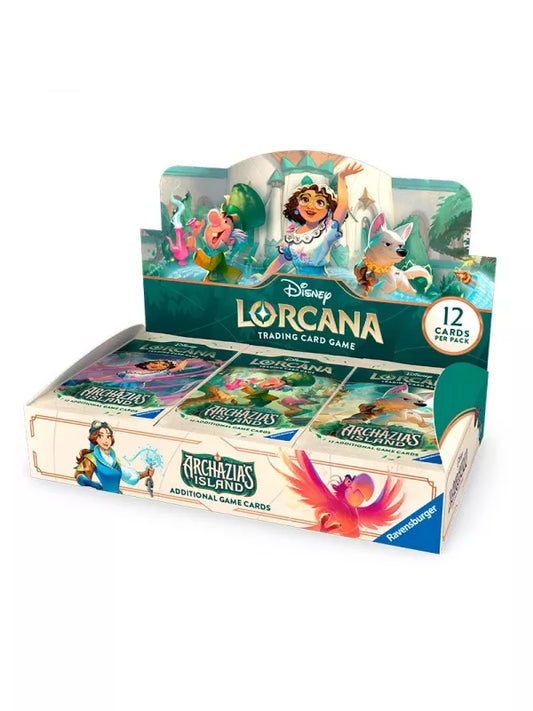 Disney Lorcana TCG - Caja con 24 paquetes de refuerzo - Archazia’s Island Inglés