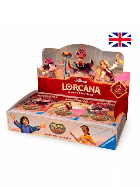 Disney Lorcana TCG - Paquetes de refuerzo (24 unidades) Reign of Jafar Inglés - Disney