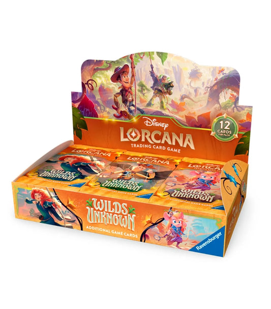 Lorcana - Caja Wilds Unknown (24 unidades) - Disney Lorcana TCG