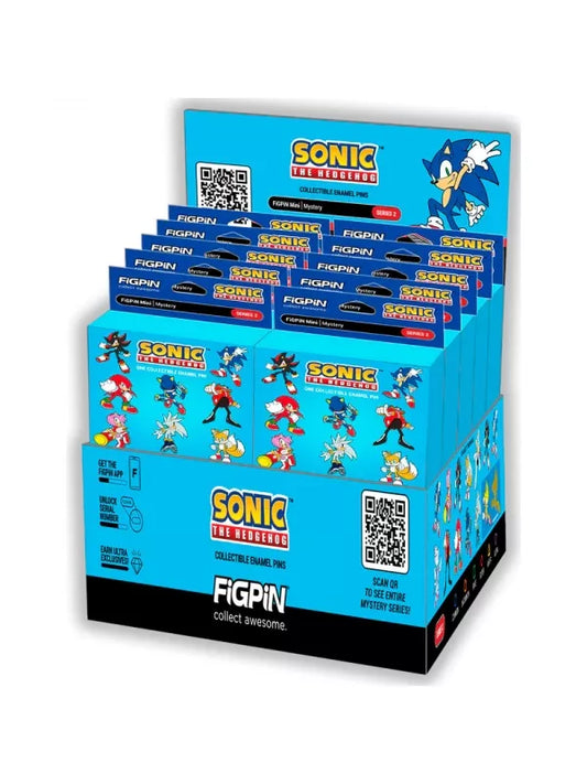 Pines coleccionables Mystery Minis Sonic Series 2 - FigPin - 1 unidad aleatoria