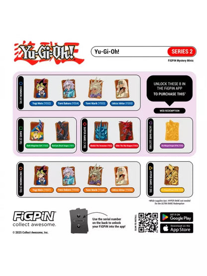 Pines coleccionables Mystery Minis Yu-Gi-Oh! Series 2 - FigPin