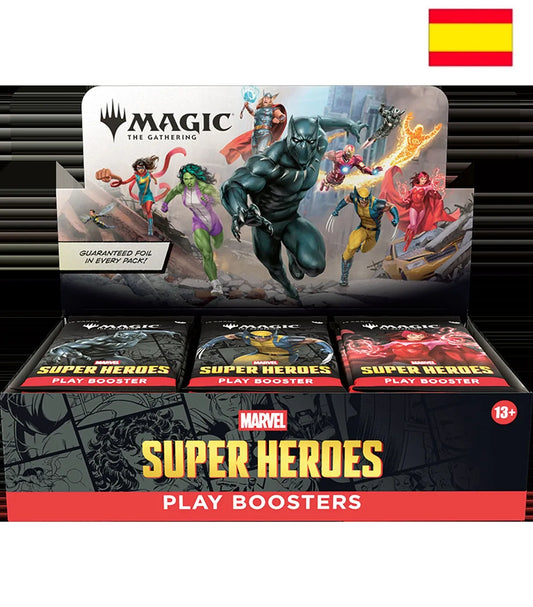 Caja Play Booster Display (30 sobres) Marvel Super Heroes Español - Magic The Gathering