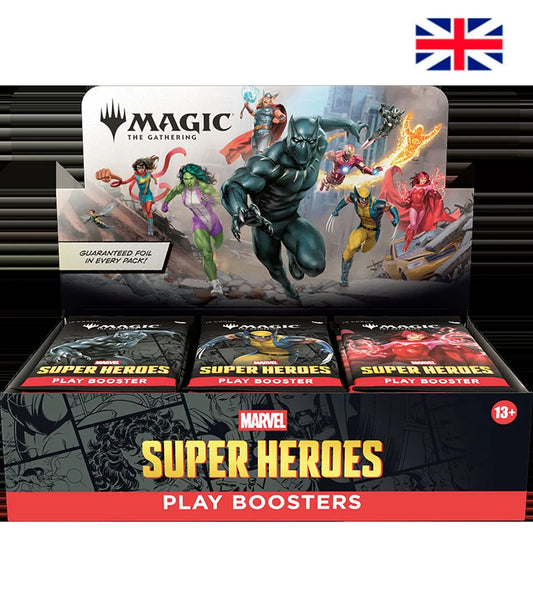 Caja Play Booster Display (30 sobres) Marvel Super Heroes Inglés - Magic The Gathering
