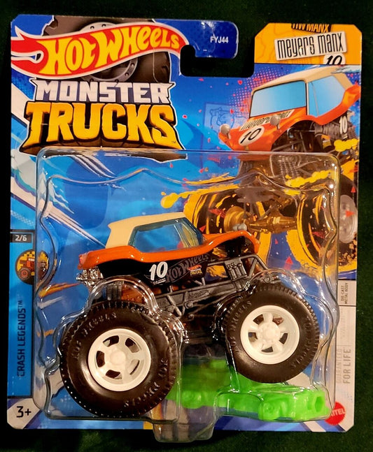 2024 Hot Wheels Monster Truck MEYERS MANX 1:64 CRASH LEGENDS 2/6